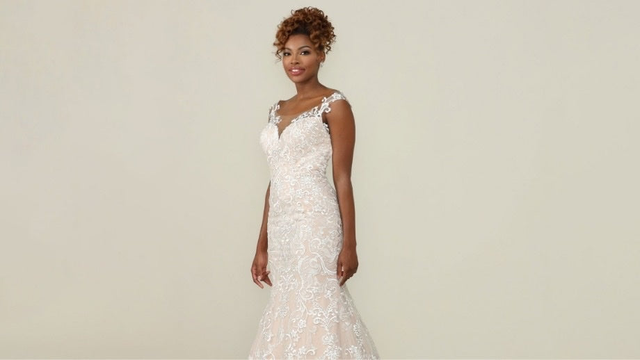 a line wedding dress body type Soft Drama Chiffon Ruffle A-Line Maxi Dress