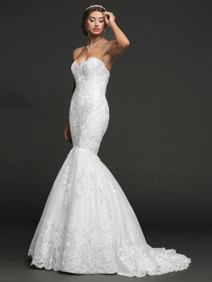 white mermaid dress with lace Julia Corset-Back and Tulle Wedding / 20 SummerWedding it’s a statement piece Aherbiu Business Casual Dresses Size:Extra Small