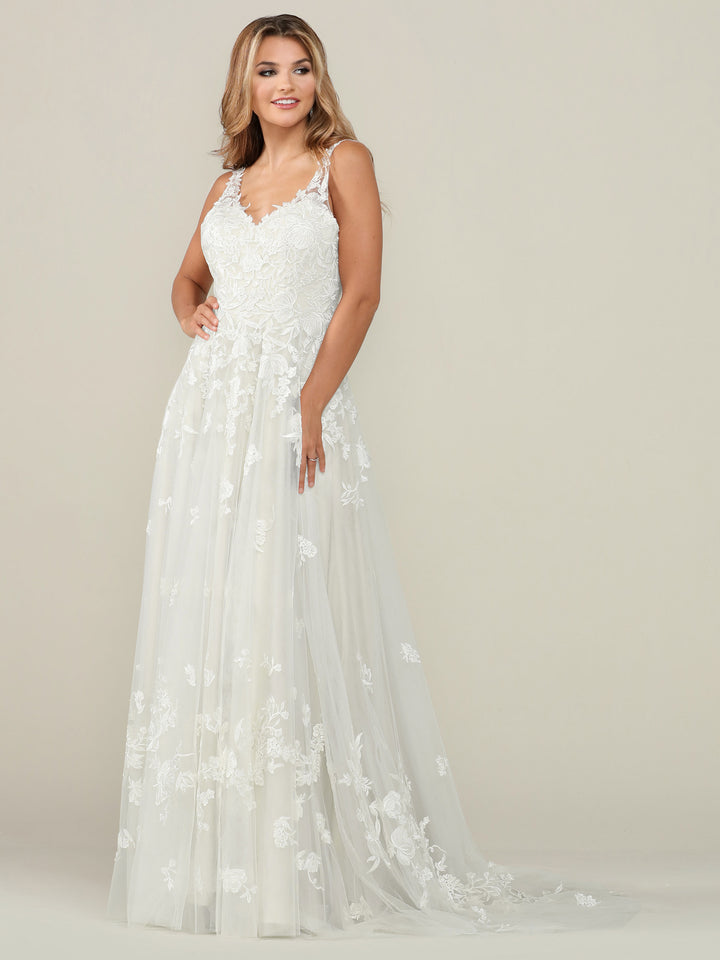 Iris Open-Back A-Line Wedding Dress