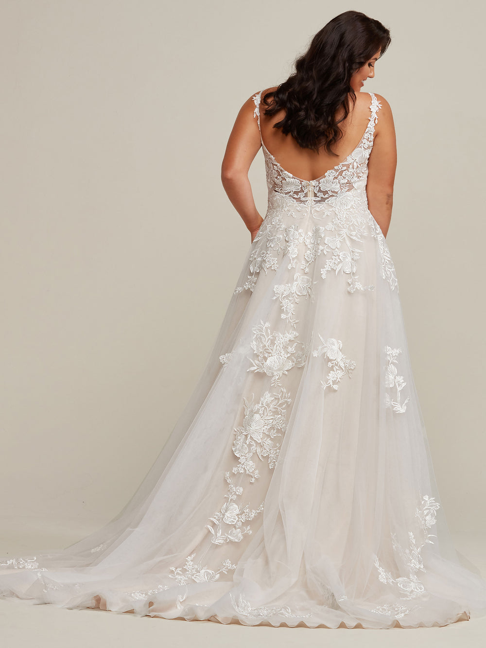 A-Line Plus-Size Wedding Dresses - Avery Austin A-Line Plus-Size Wedding Dresses - Avery Austin