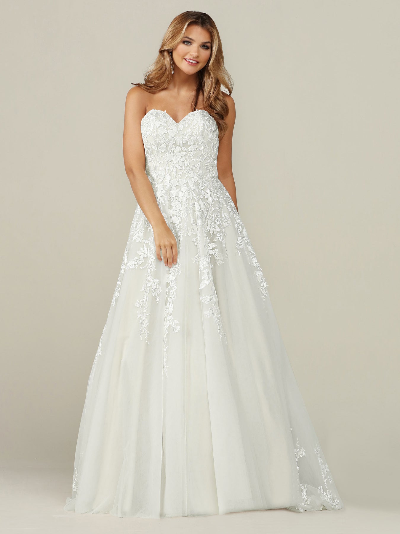 Emerson Strapless A-Line Wedding Dress - Avery Austin