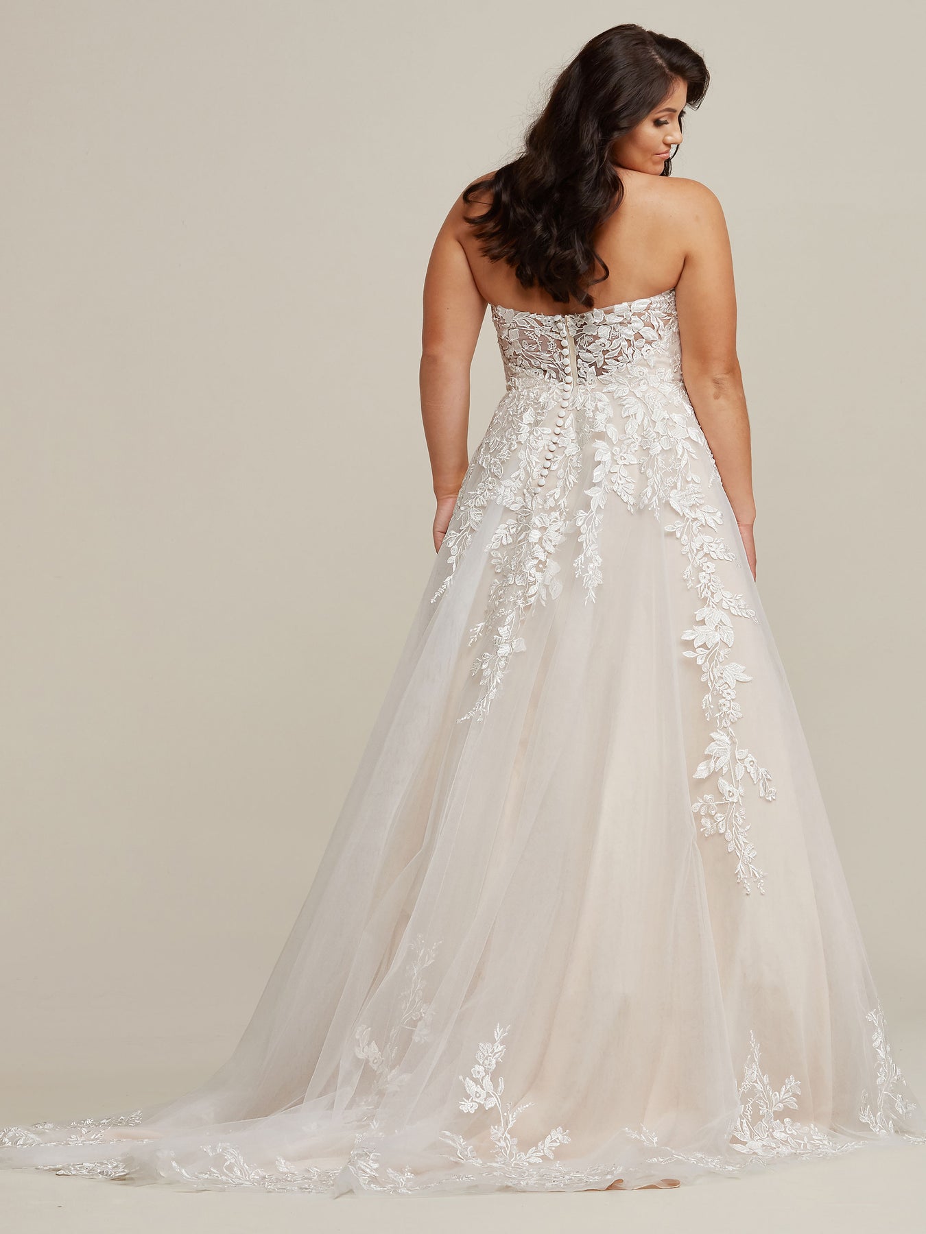 Emerson Strapless A-Line Wedding Dress - Avery Austin