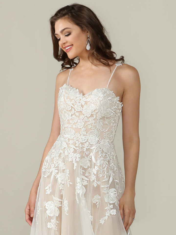 Esther Lace and Tulle Wedding Dress