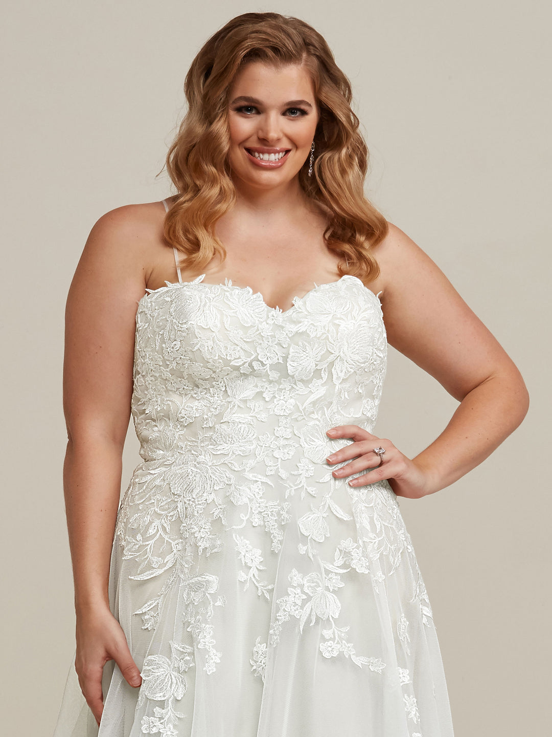Esther Lace and Tulle Wedding Dress