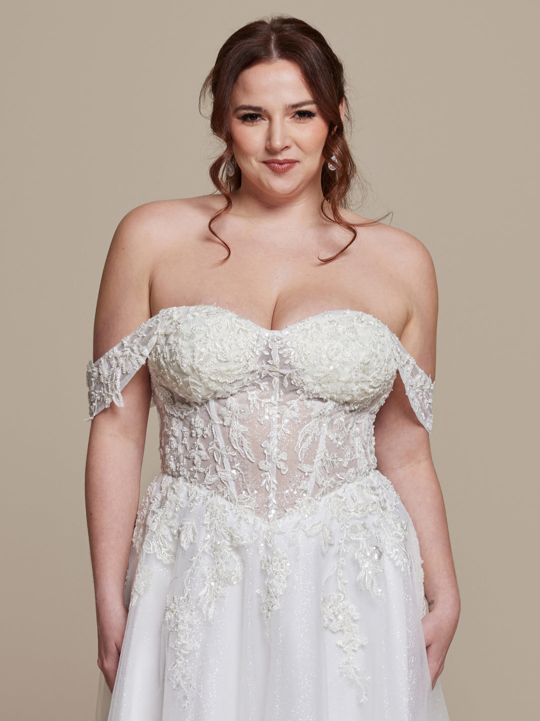 Daphne A-Line Ivory Wedding Dress