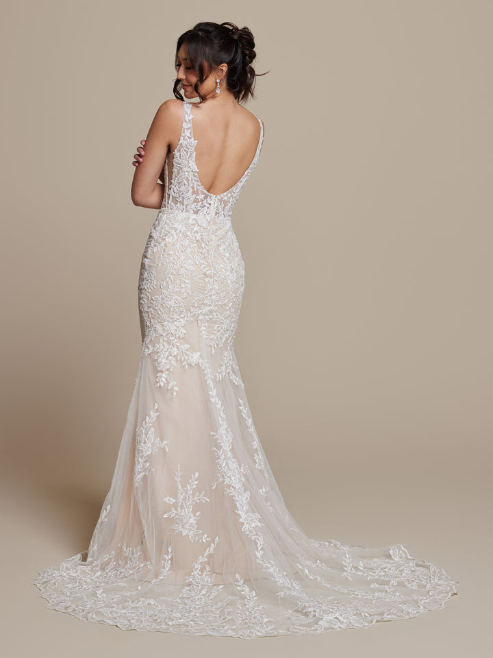 chinese dress ladies Trinity Ivory Lace Wedding Dress