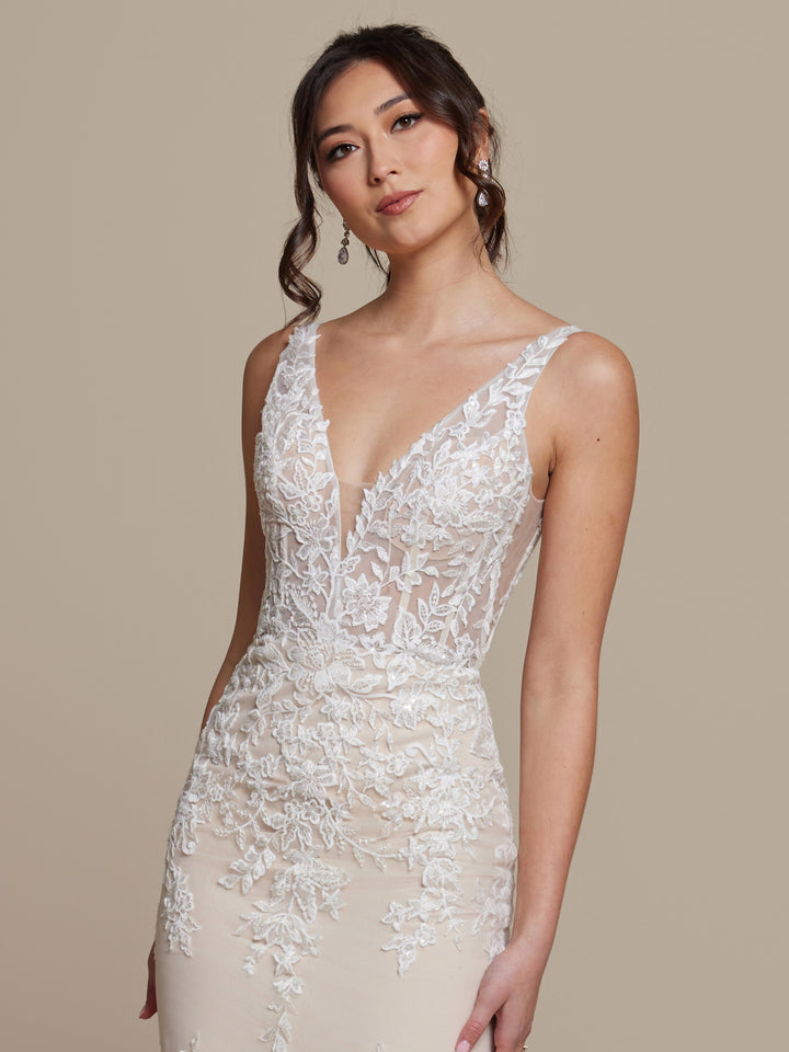 Gabrielle Tulle and Lace Wedding Dress