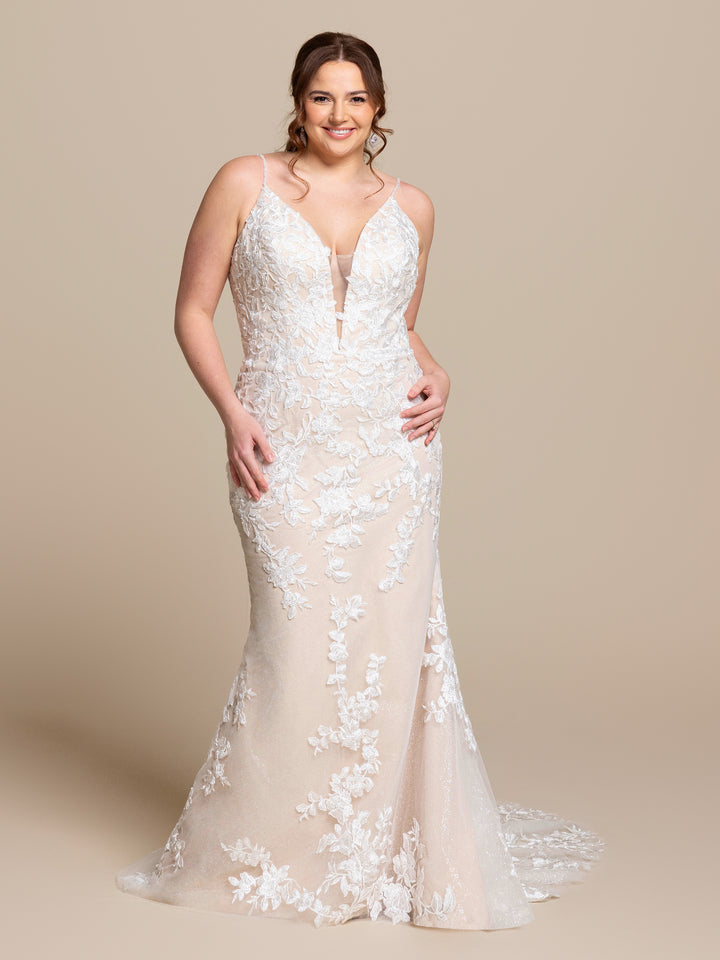 Vivienne Backless Ivory Wedding Dress
