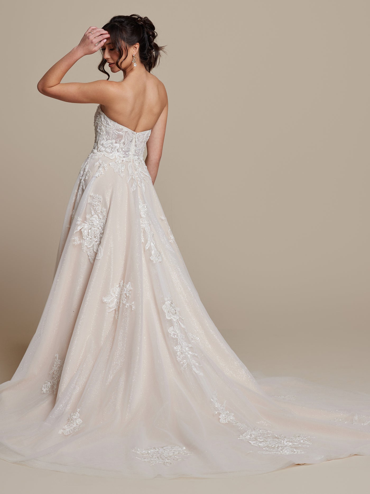 Simone Strapless Ivory Wedding Dress - Avery Austin Simone Strapless Ivory Wedding Dress - Avery Austin