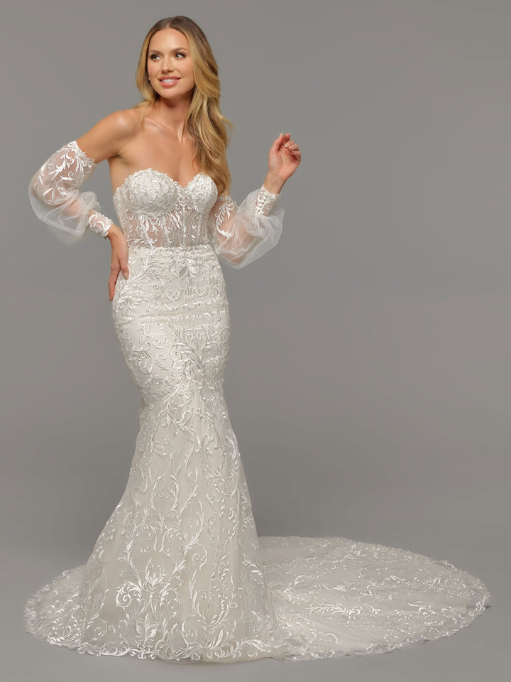 Kalea Fit-And-Flare Wedding Dress