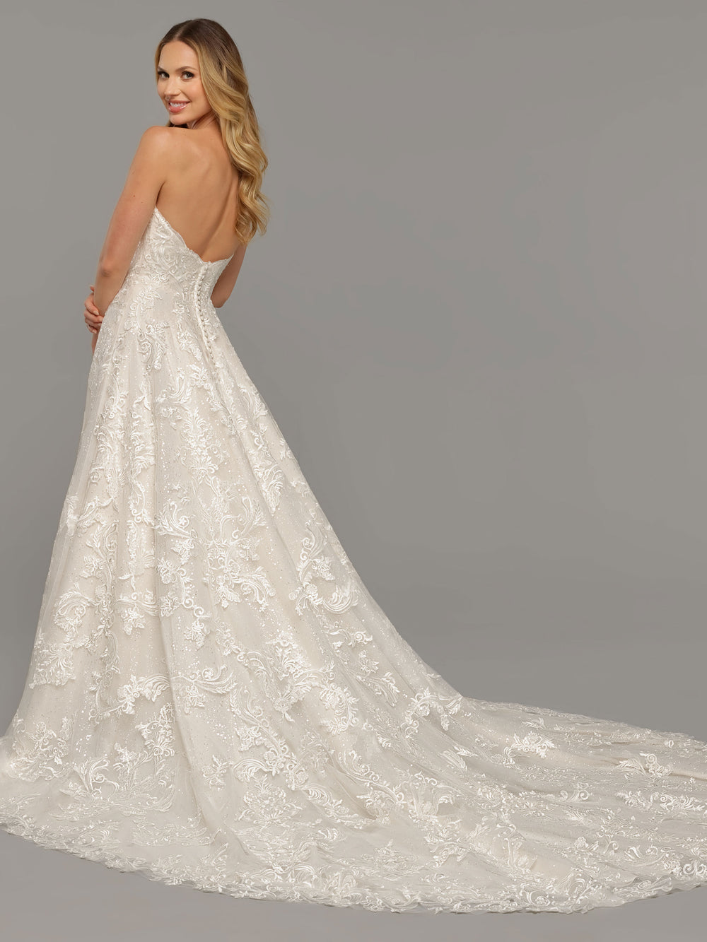 Long Train Wedding Dresses - Avery Austin