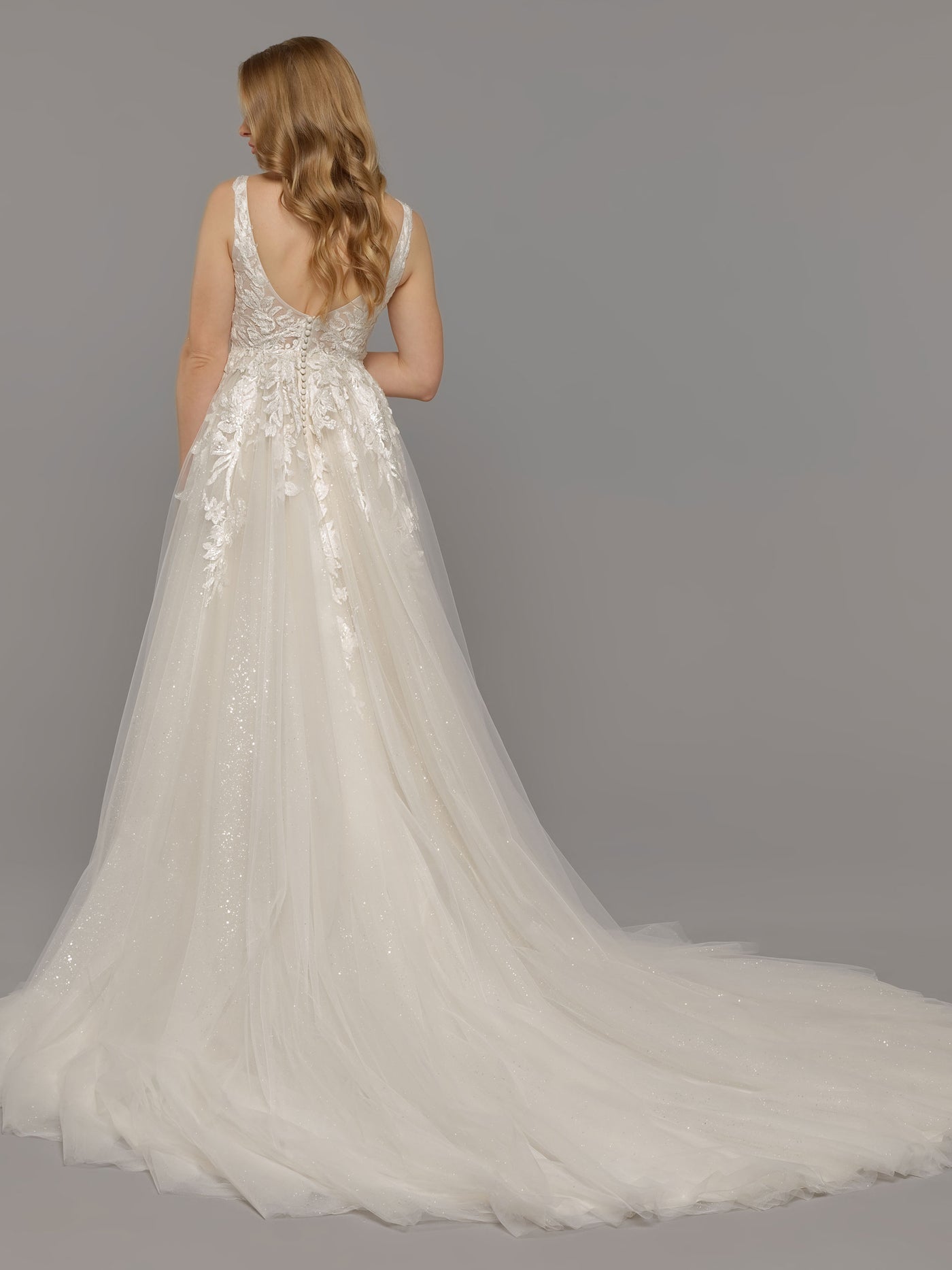 Kayla Illusion A-Line Wedding Dress - Avery Austin Ivory/Sand / 8 Kayla Illusion A-Line Wedding Dress - Avery Austin Ivory/Sand / 8