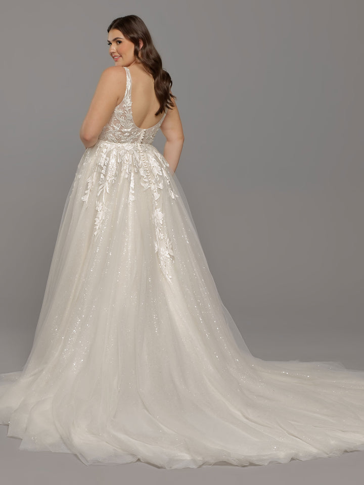 Kayla Illusion A-Line Wedding Dress - Avery Austin