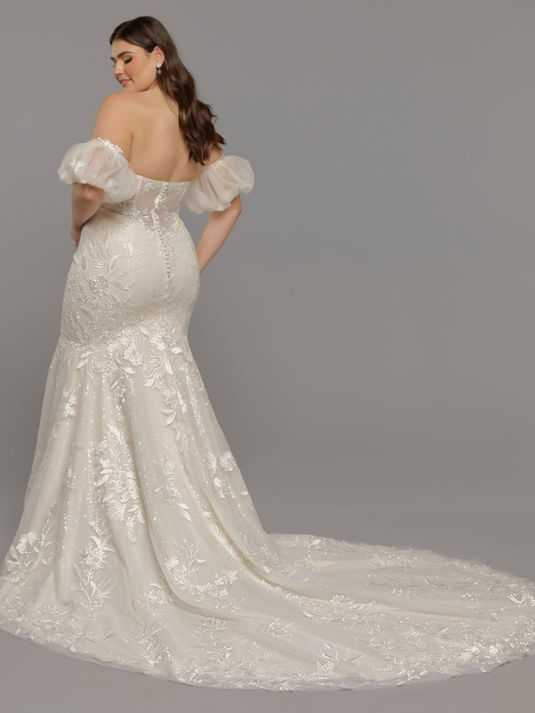 Leilani Fit-And-Flare Wedding Dress