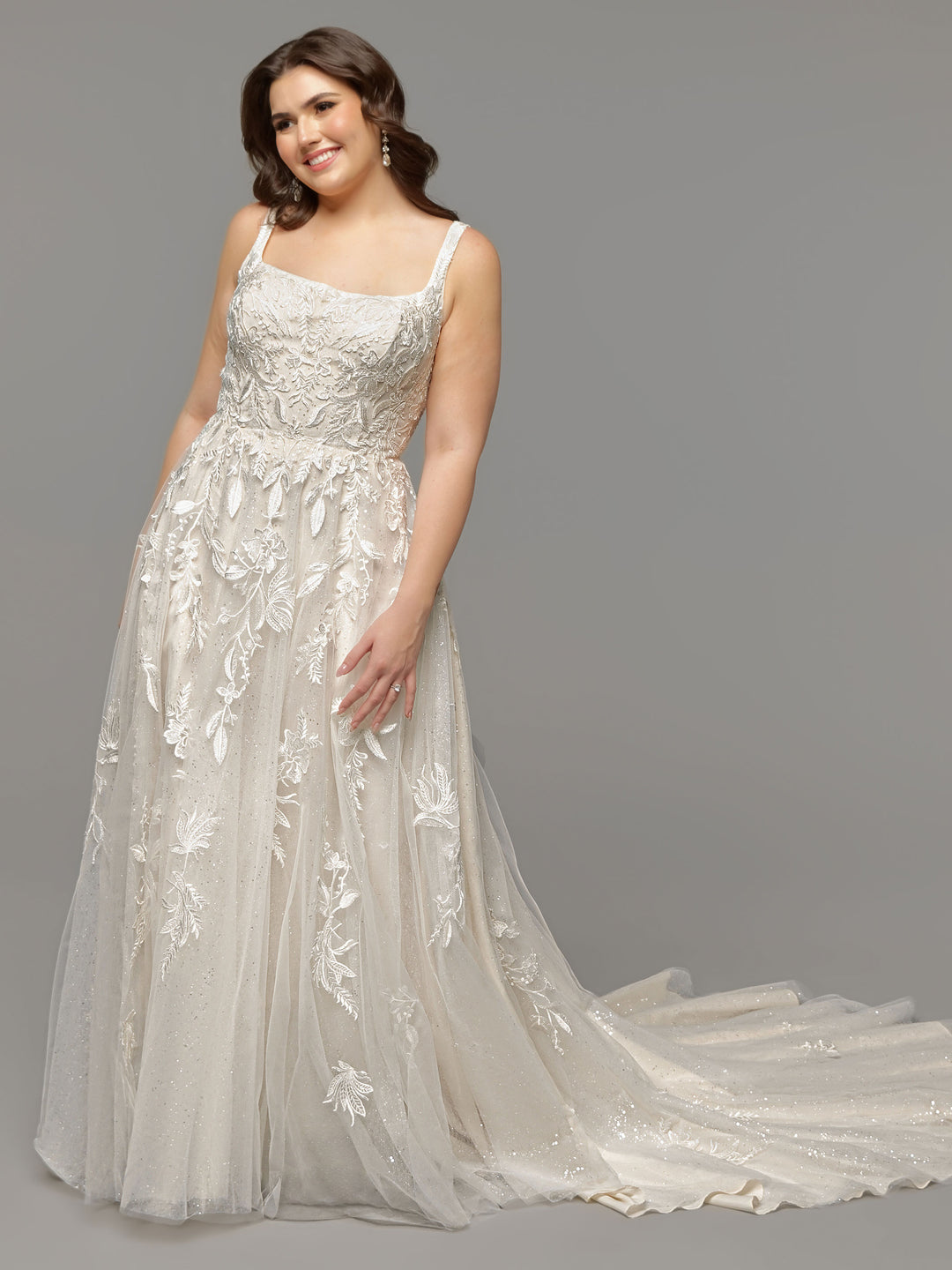 slim fit dress slacks JIMENA Wedding Dress main image 1
