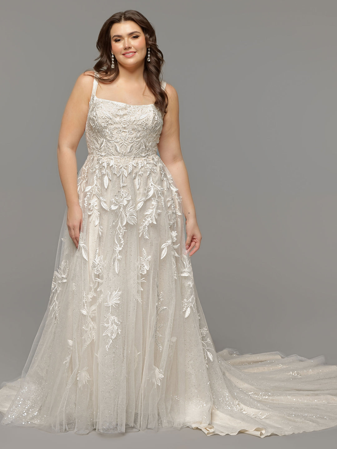 Luna Tulle and Lace Wedding Dress