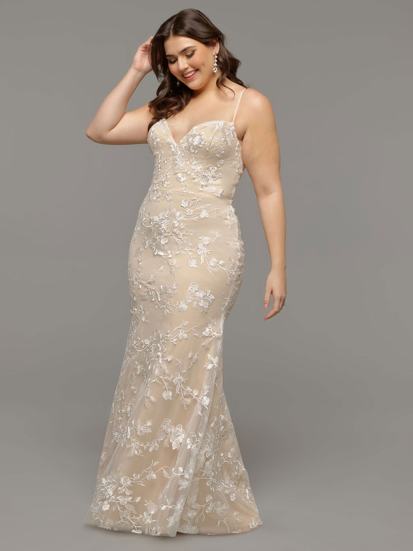 Maris Lace Fit and Flare Wedding Dress Avery Austin