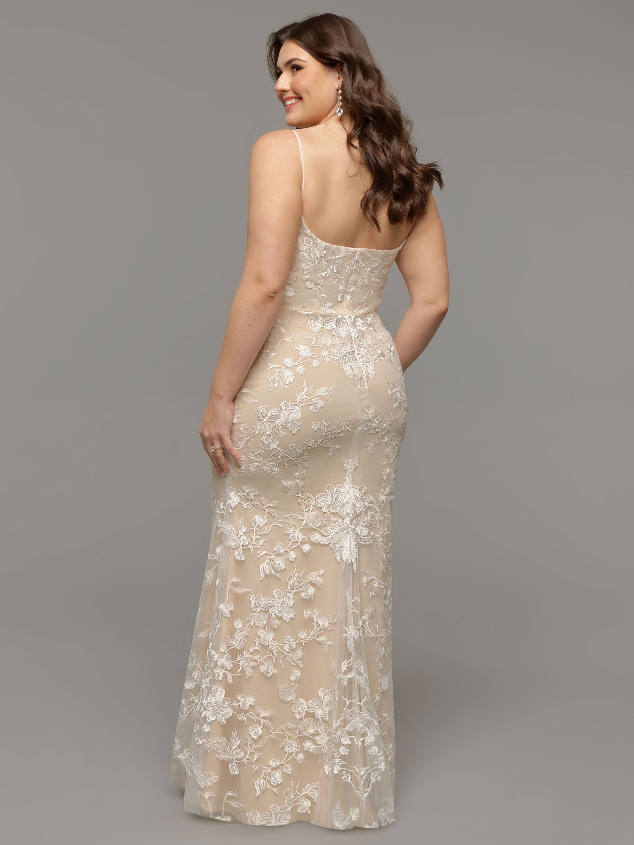 Maris Lace Fit and Flare Wedding Dress Avery Austin