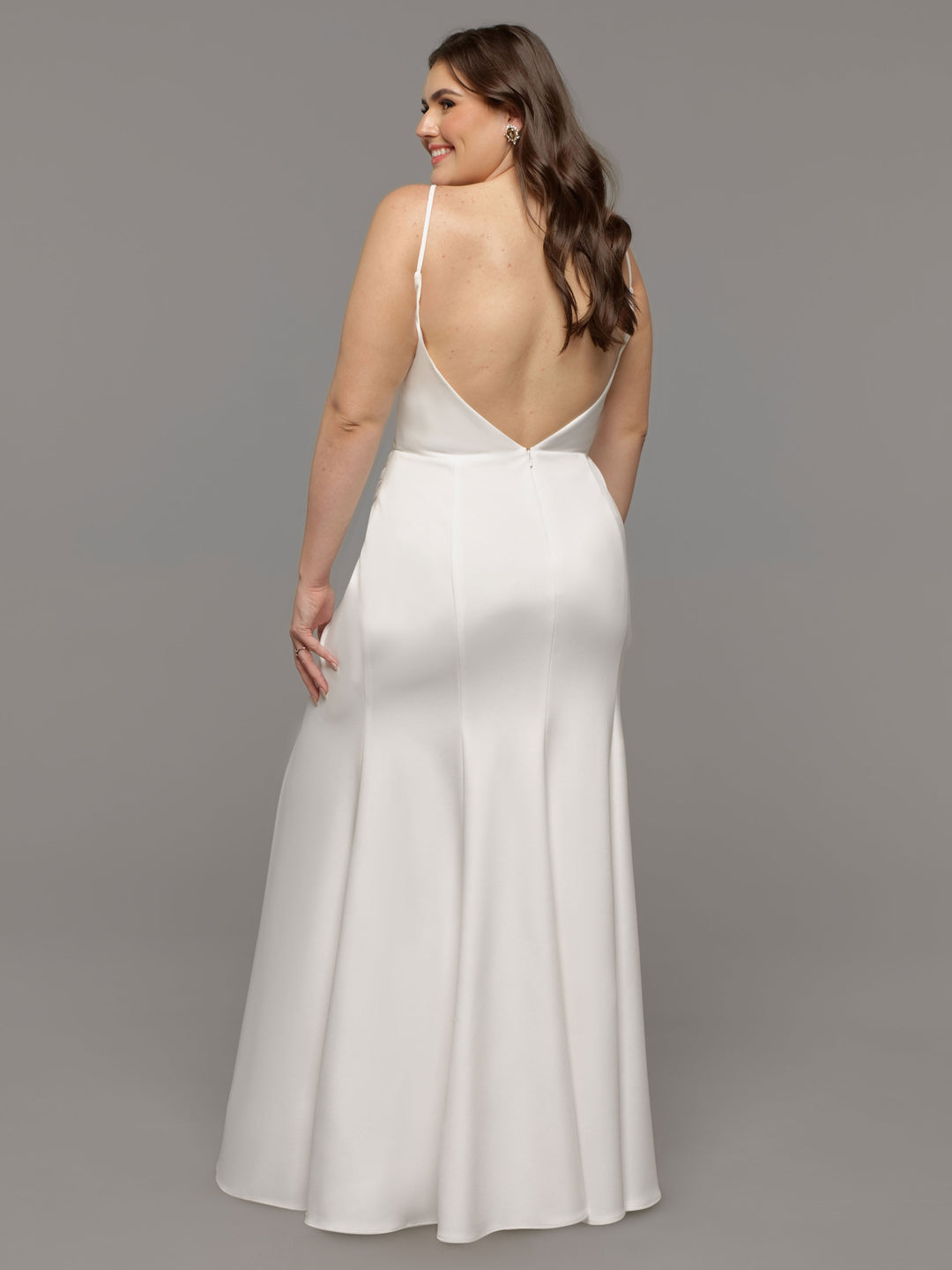 backless pink dress Lilo Ivory Wedding Dress main image 0