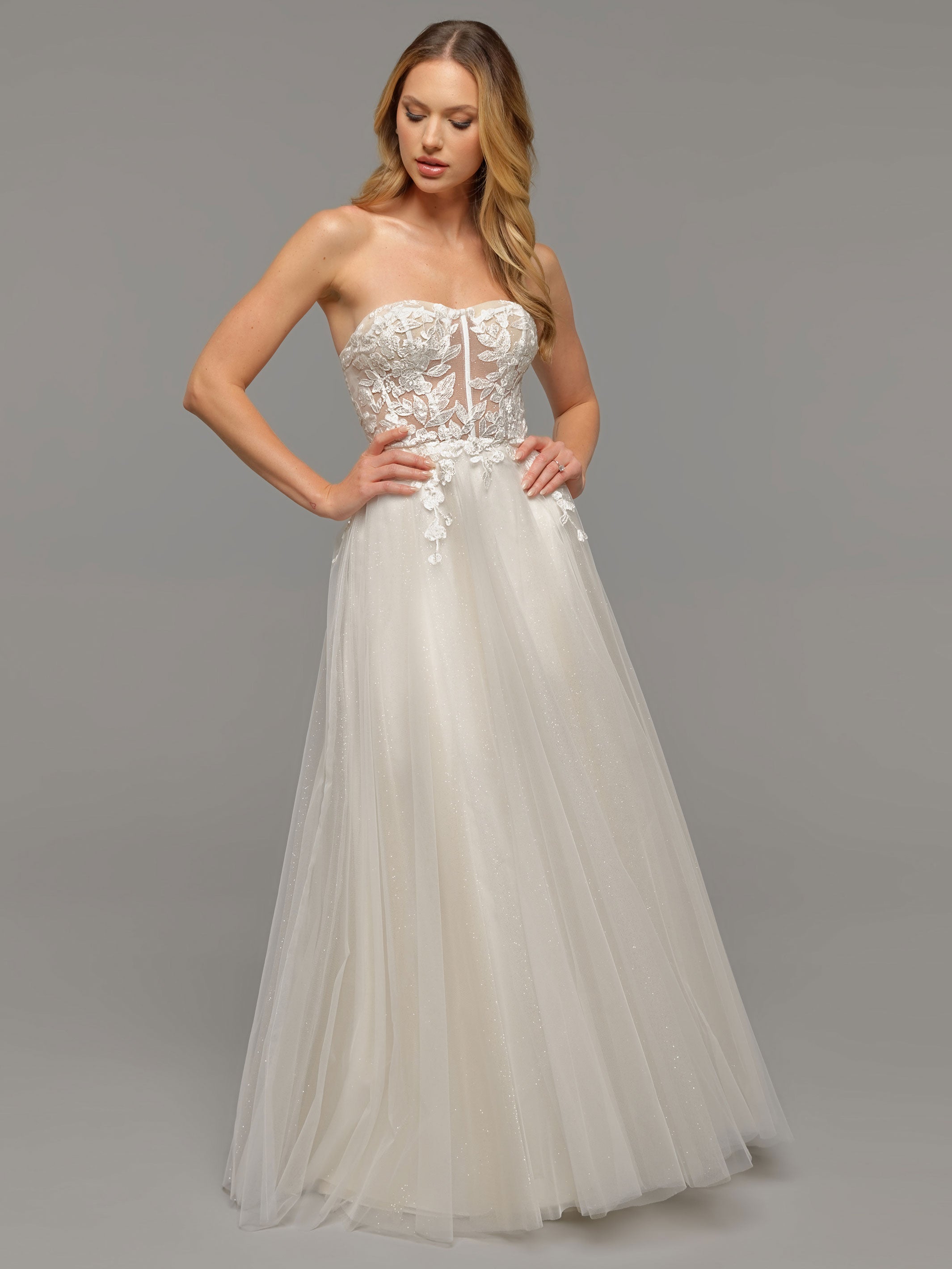 Phoenix Tulle A-Line Wedding Dress - Avery Austin