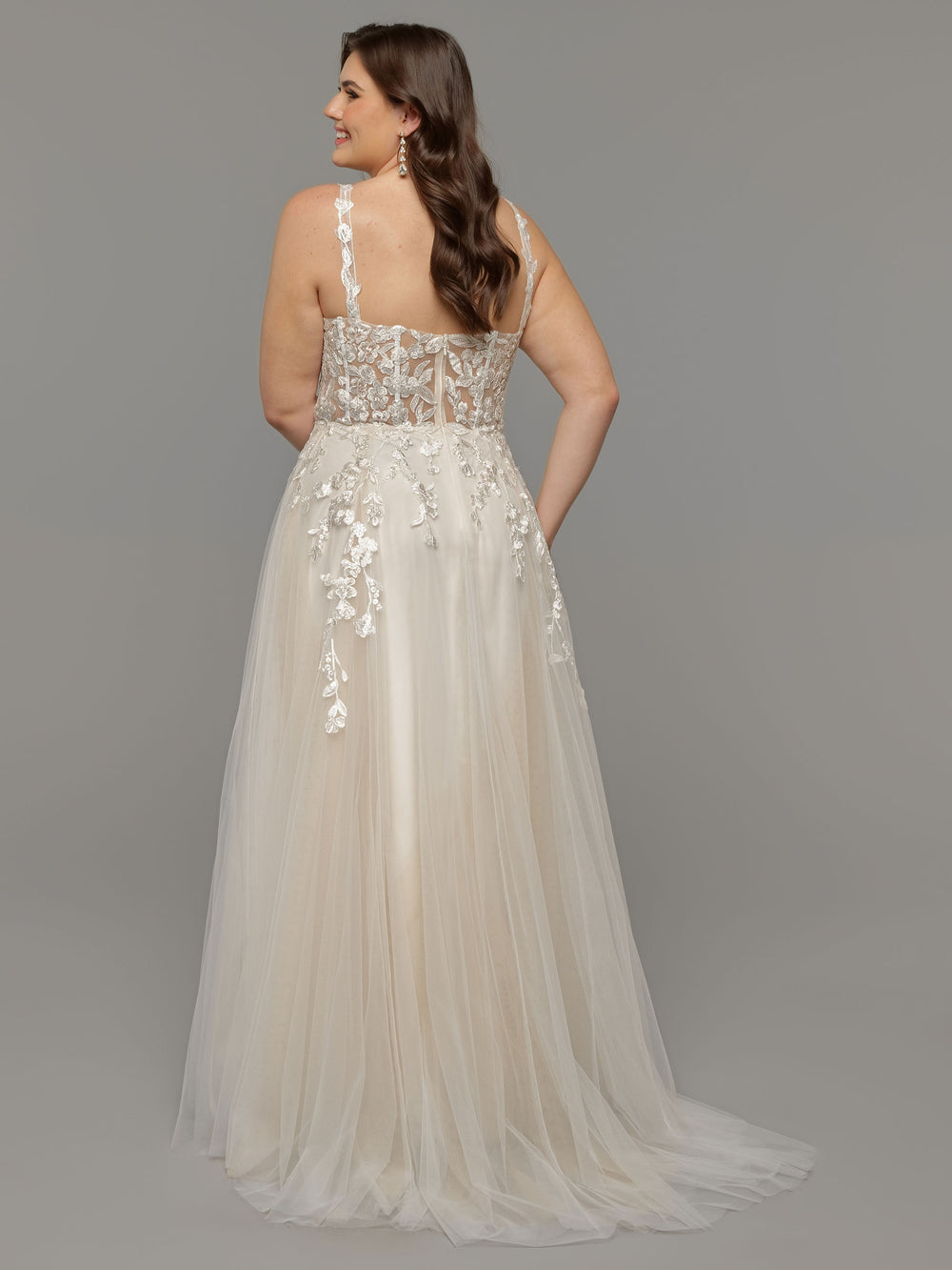 A-Line Plus-Size Wedding Dresses - Avery Austin