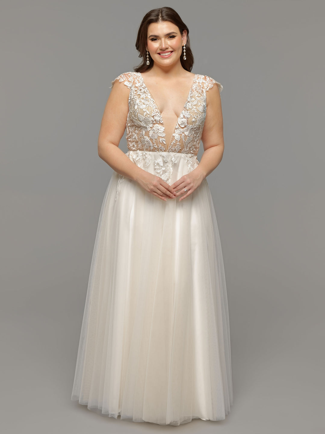 sexy beaded dress Sexy Beaded V Neck Grey Long Formal Dress