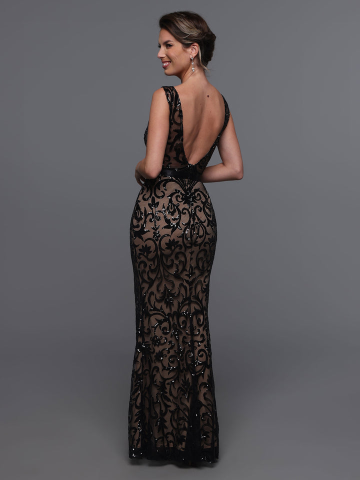 80091 Bridesmaids Dresses Black/Nude / 24