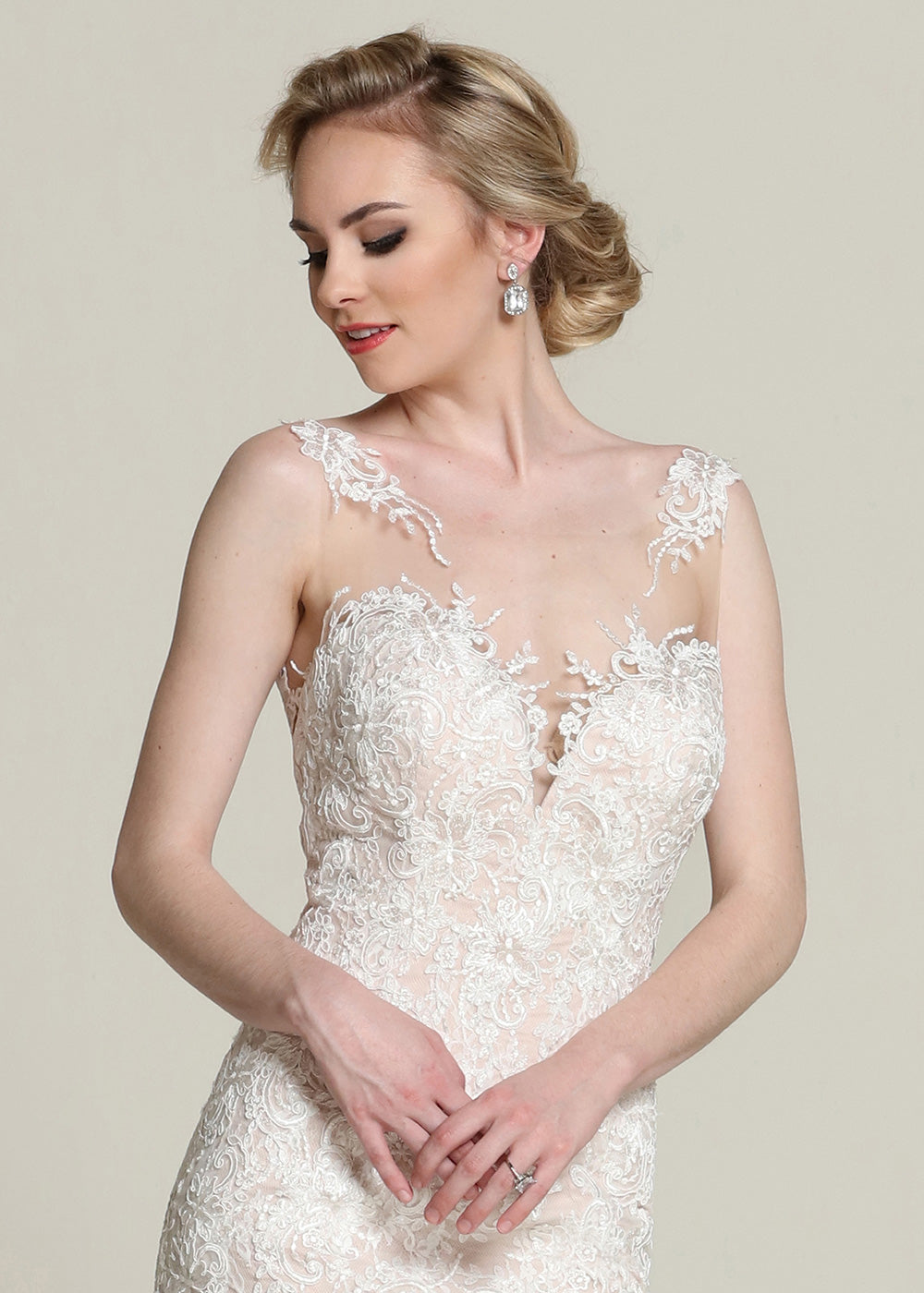 asos white lace midi dress Layla's White Lace Dress main image 0