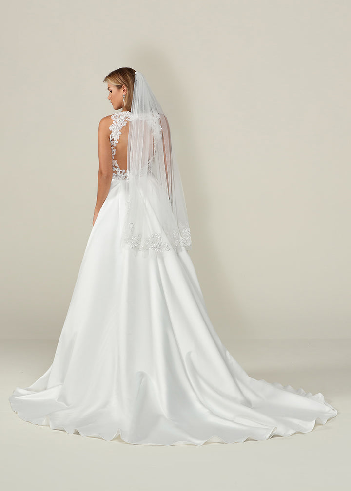 フェアリーベール/fairly veil Jenna Pearl Cathedral Length Veil | Azazie