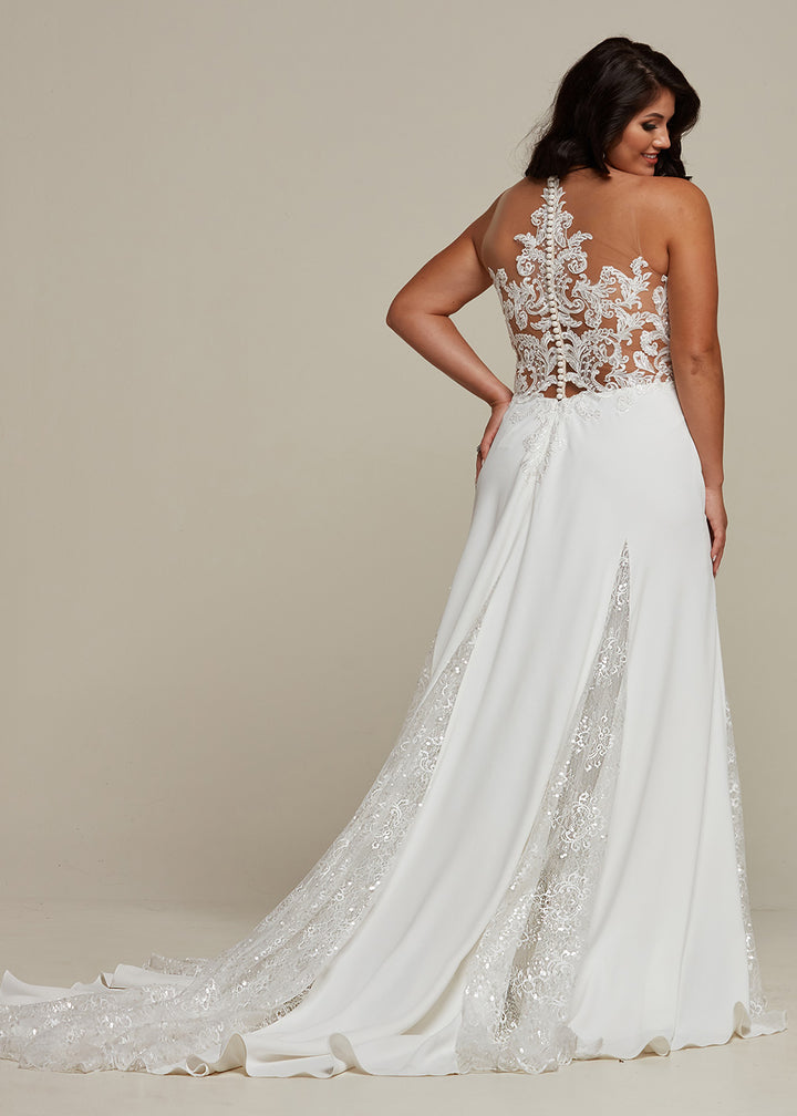 Willow Sheath Wedding Dress with Lace