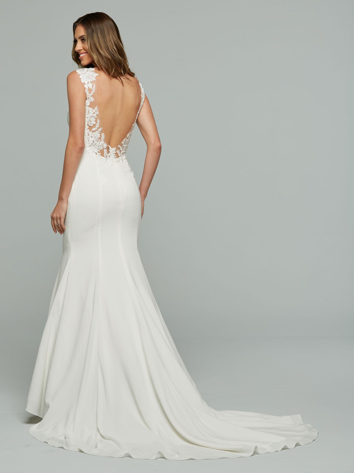 Whitley Ivory Mermaid Wedding Dress - Avery Austin Ivory / 14 Whitley Ivory Mermaid Wedding Dress - Avery Austin Ivory / 14