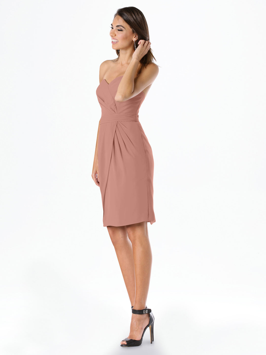 knee length dresses bridesmaid 80041 Bridesmaids Sky Blue / 14 Short Sleeves;Back Style DressLength:Mini Select Shirt Size:M Buy French Connection Blue