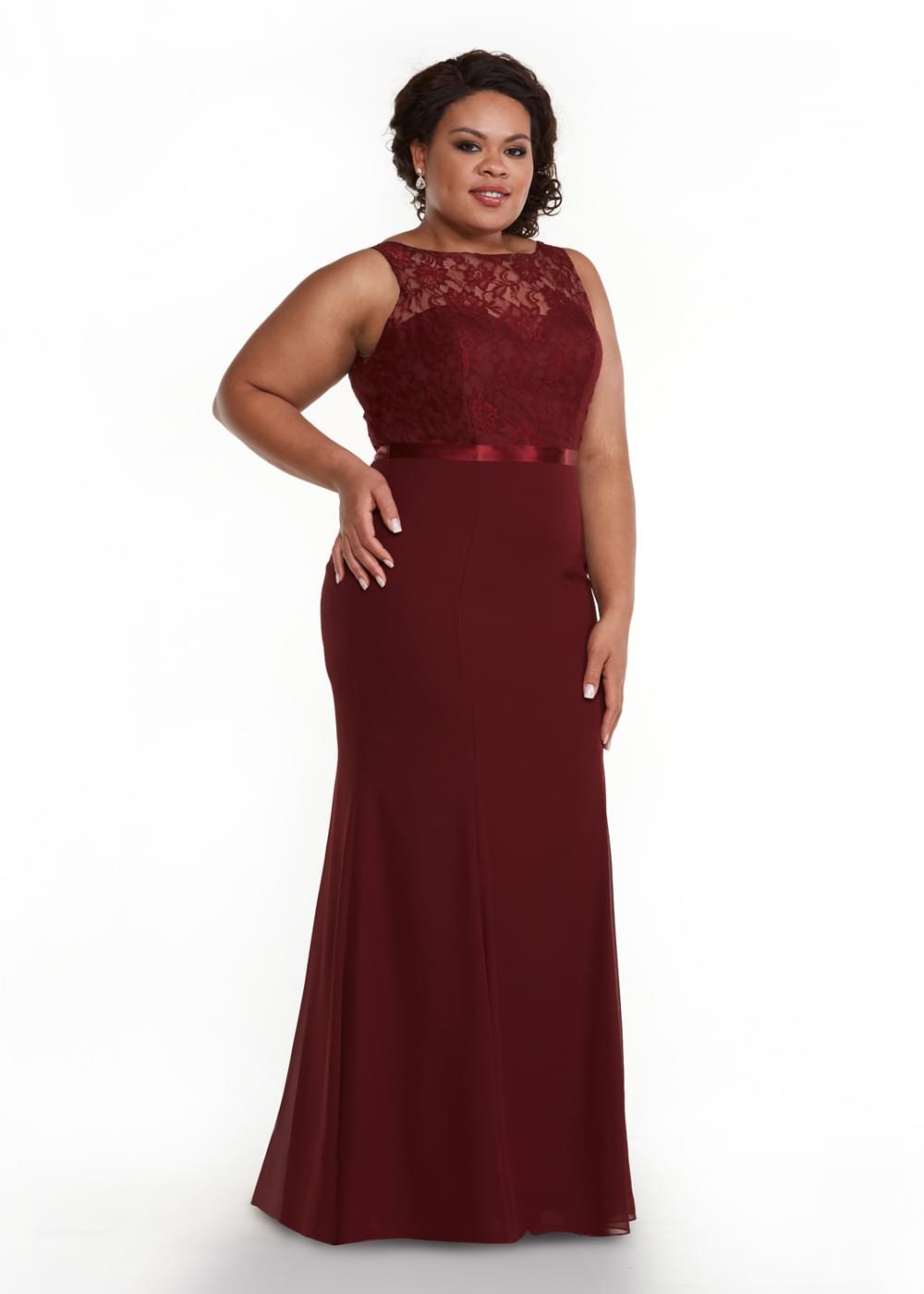 Plus-Size Bridesmaid Dresses in Red - Avery Austin Plus-Size Bridesmaid Dresses in Red - Avery Austin