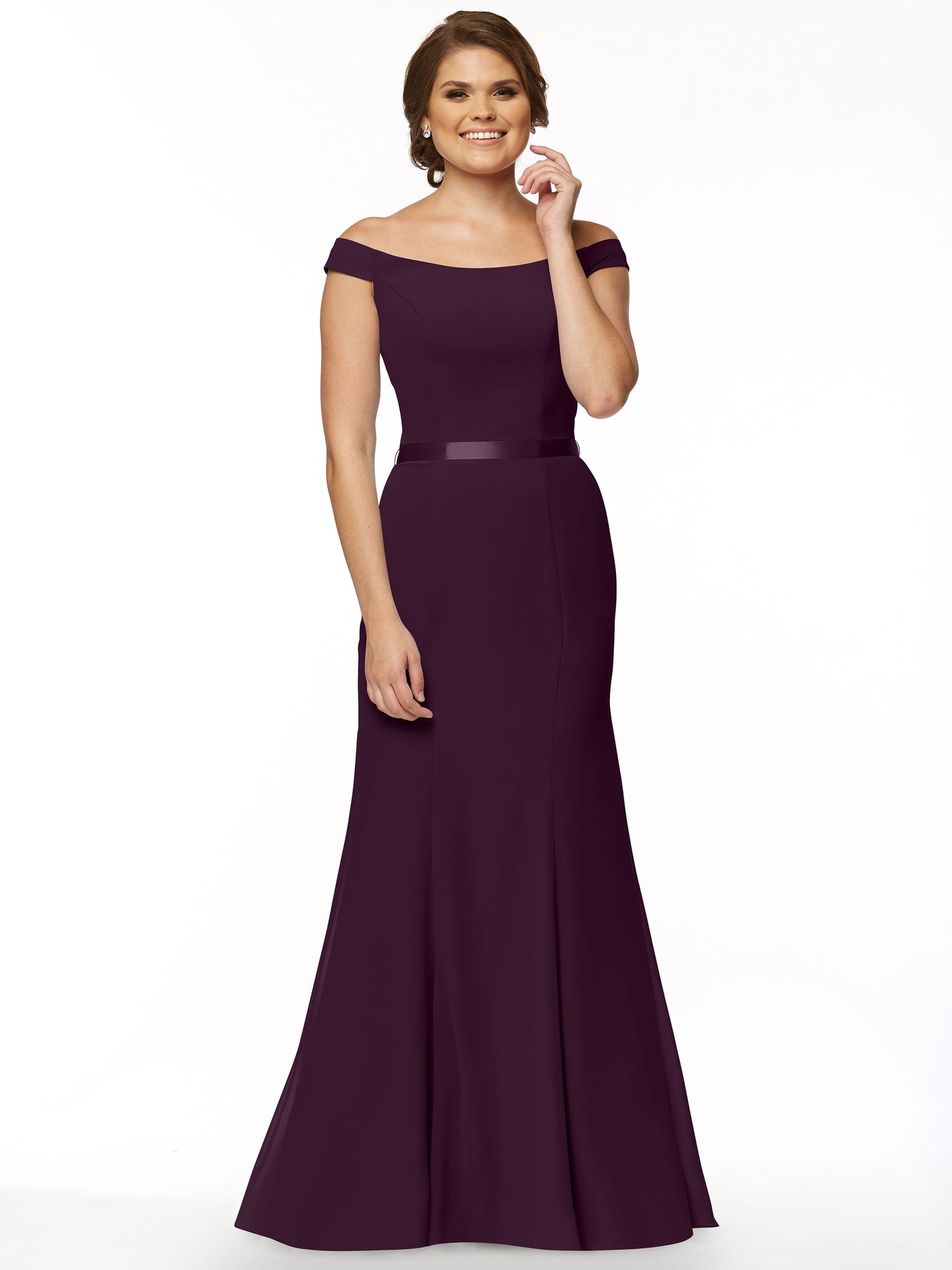 Fit-and-Flare Bridesmaid Dress 80079 -Avery Austin Champagne / 30 Fit-and-Flare Bridesmaid Dress 80079 -Avery Austin Champagne / 30
