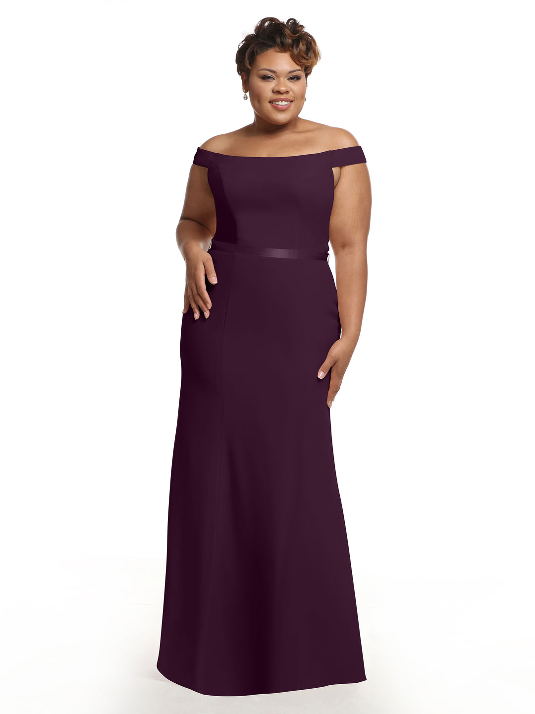 Fit-and-Flare Bridesmaid Dress 80079 -Avery Austin Champagne / 30 Fit-and-Flare Bridesmaid Dress 80079 -Avery Austin Champagne / 30