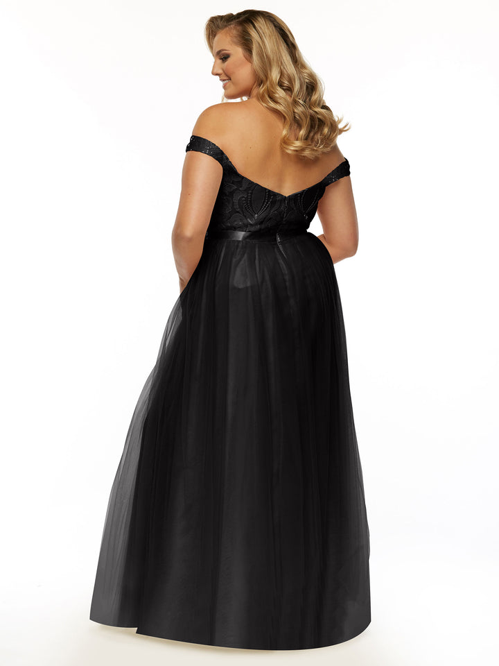 blue dress for baby girl Off the Shoulder Wholesale Bridesmaid Dresses Side Split Plus Size main image 1