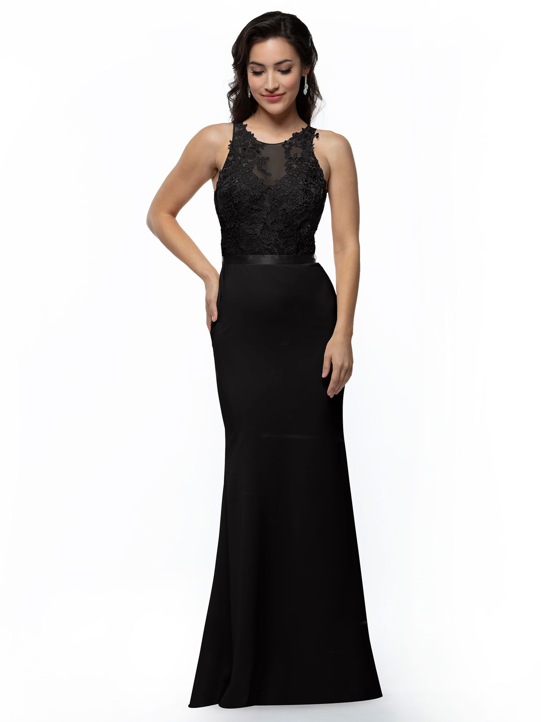 Fit-And-Flare Bridesmaid Dress 80095