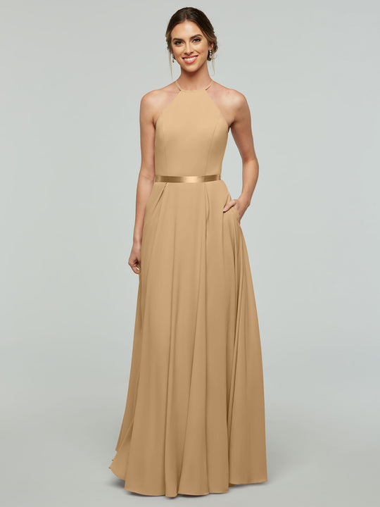 Neutral Cappuccino Bridesmaid Dresses - Avery Austin Neutral Cappuccino Bridesmaid Dresses - Avery Austin