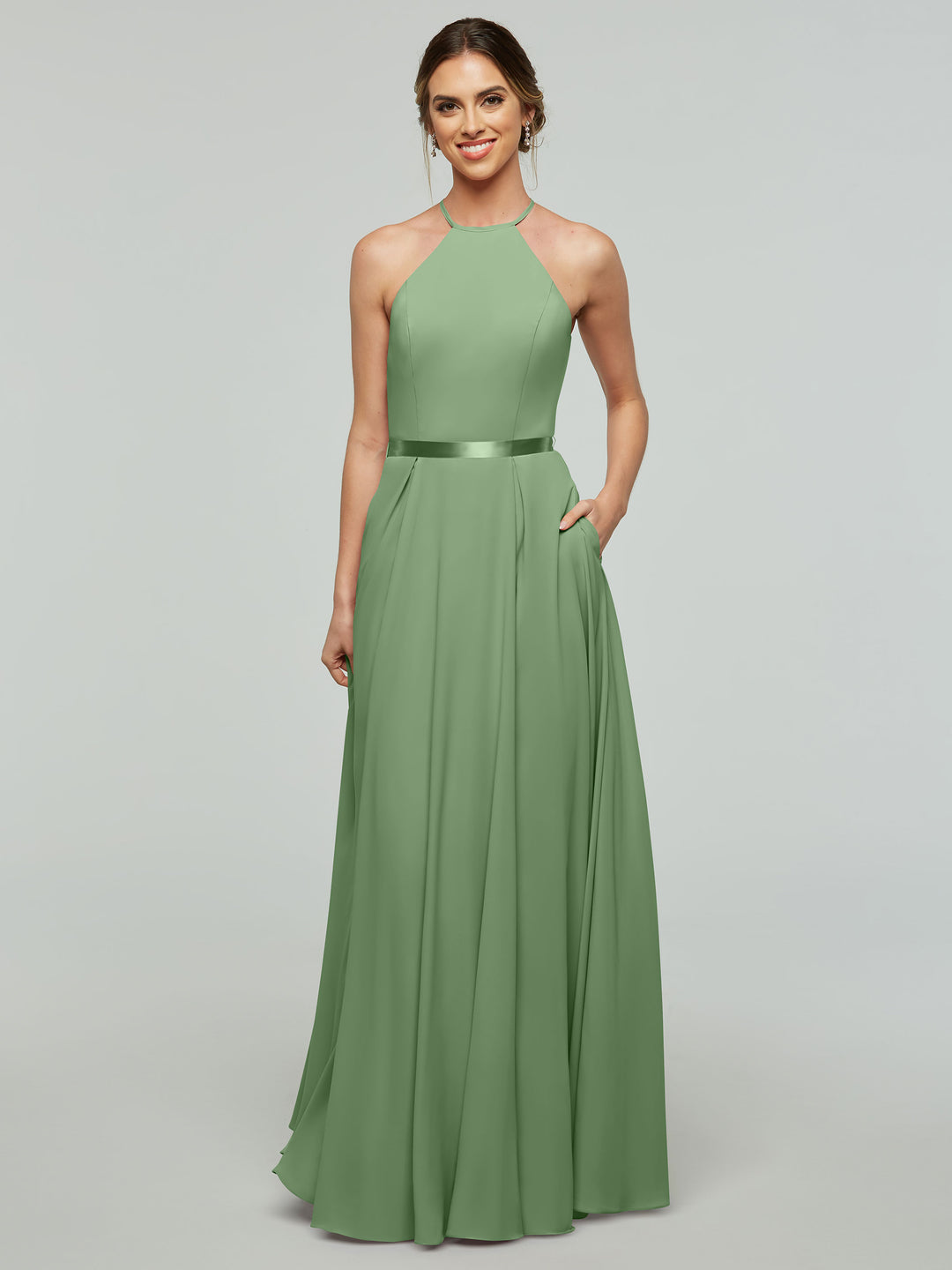 Pale Sage Green Bridesmaid Dresses - Avery Austin Pale Sage Green Bridesmaid Dresses - Avery Austin