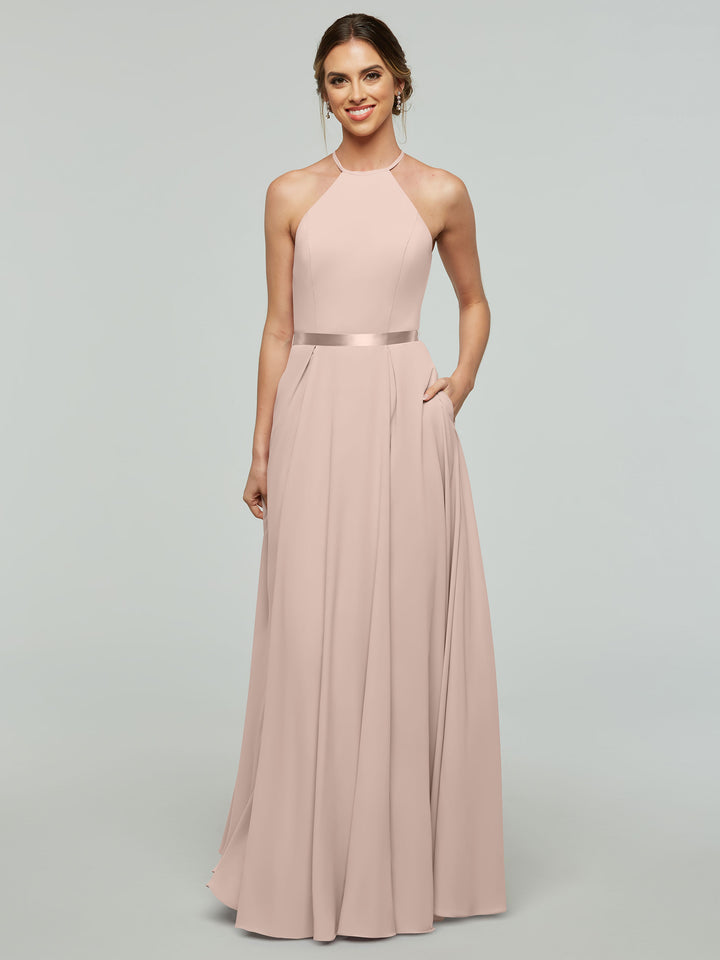 80099 Bridesmaids Dresses Midnight / 12