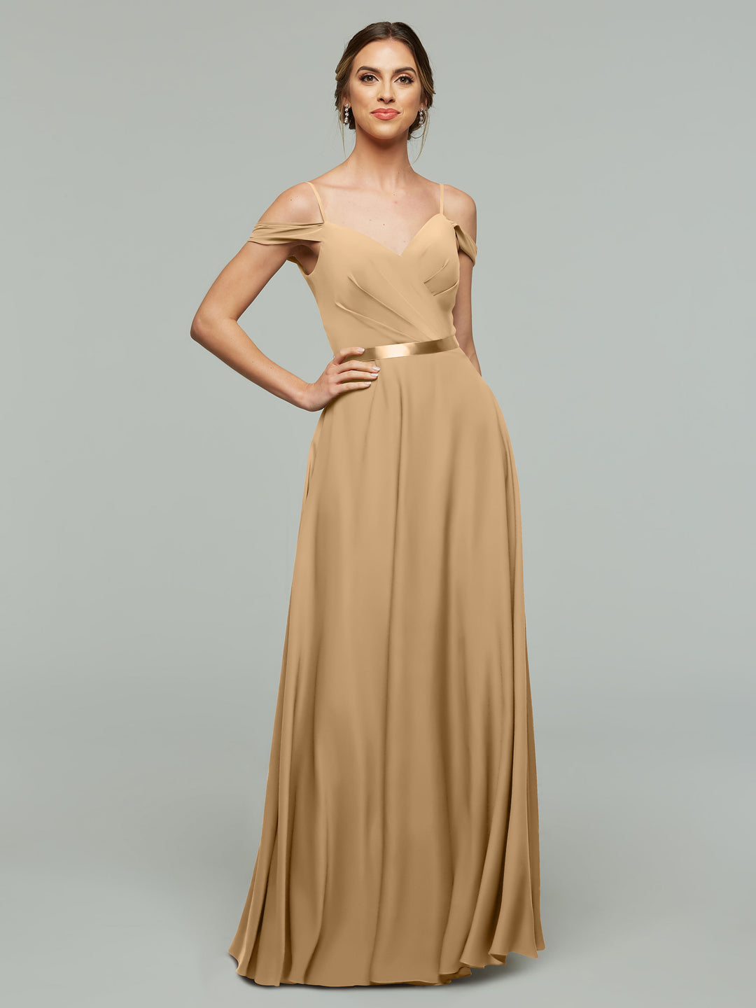 Neutral Cappuccino Bridesmaid Dresses