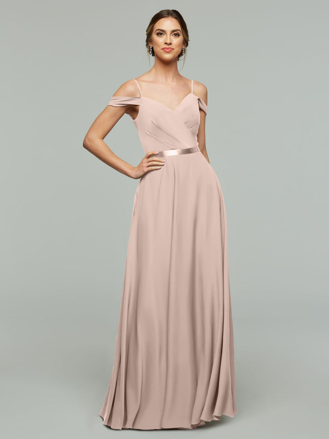 tacky pink bridesmaid dress Dusty Pink Tulle Infinity Dress, Convertible Bridesmaid Gown, Handmade