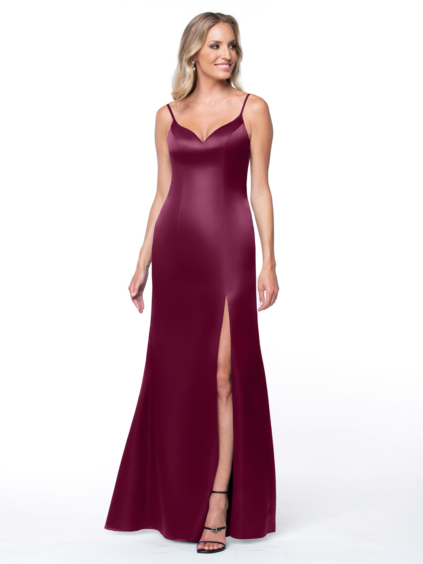 80132 Bridesmaids Dresses Aubergine / 6