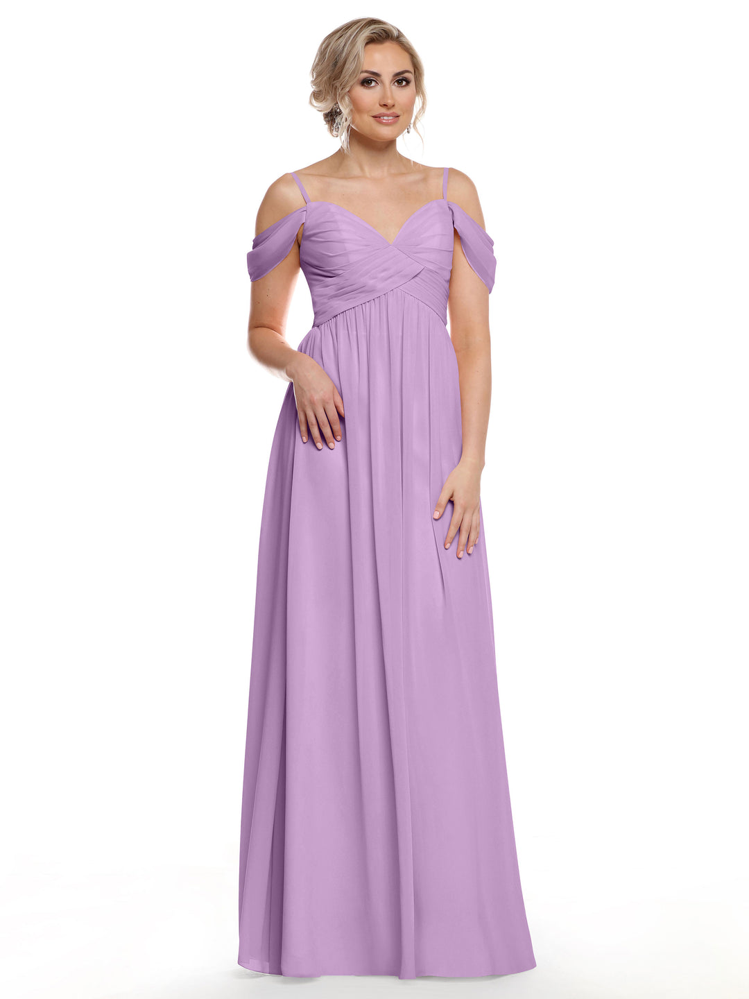 petite purple bridesmaid dresses Lavender Bridesmaid Dress Chiffon Size Medium