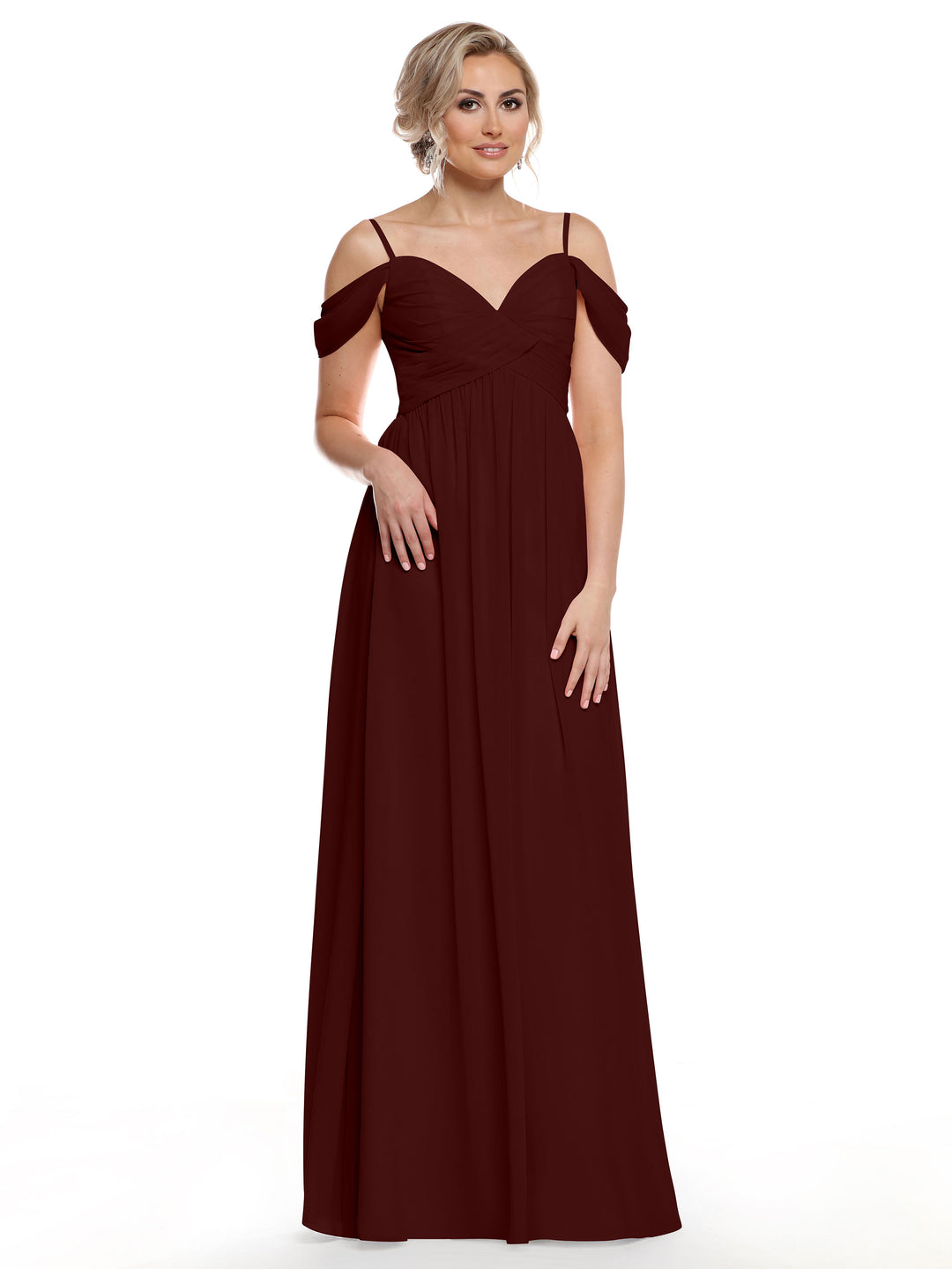 Bridesmaid Dresses in Merlot Red - Avery Austin Bridesmaid Dresses in Merlot Red - Avery Austin