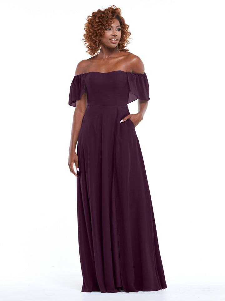 80168 Bridesmaids Dresses Indigo / 12