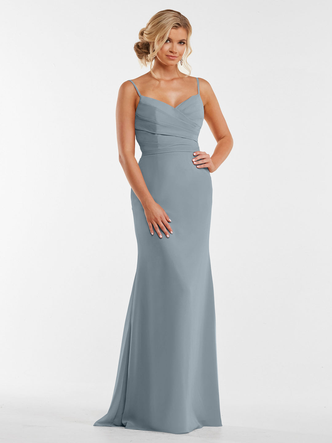 Light Dusty Blue Bridesmaid Dresses - Avery Austin Light Dusty Blue Bridesmaid Dresses - Avery Austin
