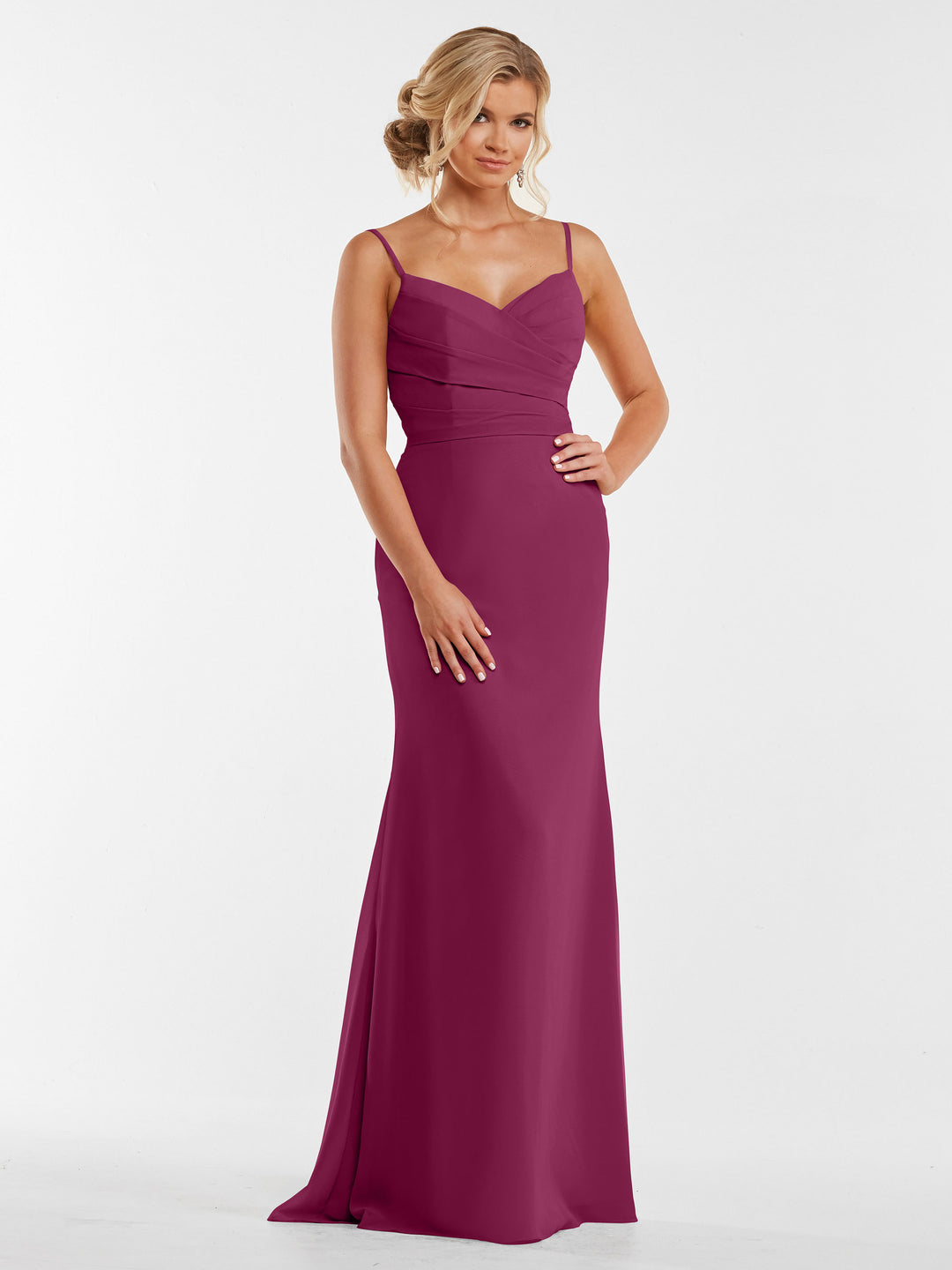 Bridesmaid Dresses in Plum Purple - Avery Austin