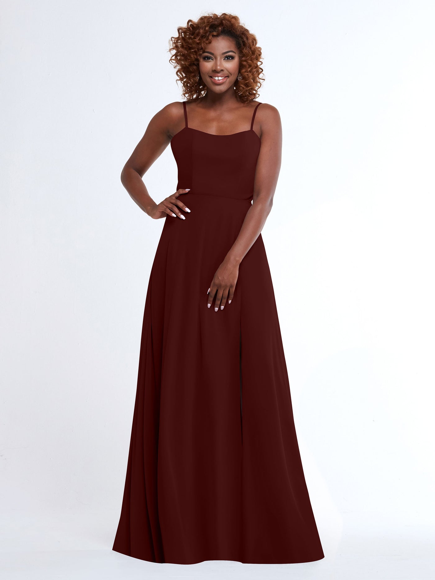 80170 Bridesmaids Dresses Eggplant / 8