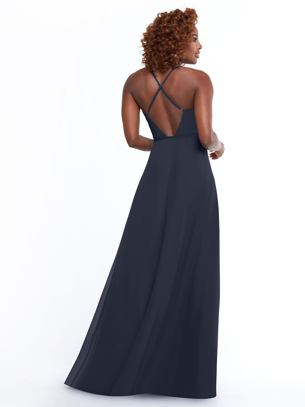 chiffon light blue dress Light Blue Long Sleeves V Neck Chiffon Prom Dress, Elegant Split Long Uniquedresss
